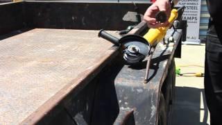Josco | Using Brumby Strip-It Discs to Remove Rust & Paint from a Trailer