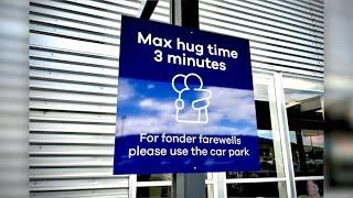 'Max hug time 3 minutes' | Airport in New Zealand limiting goodbye times