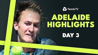 Kokkinakis Battles Etcheverry; Paul, Auger-Aliassime & More Feature  | Adelaide 2025 Day 3