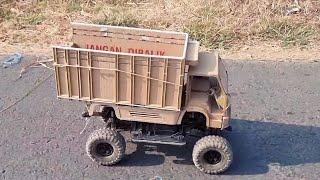 RC TRUK KARDUS DI JALANAN PEDESAAN