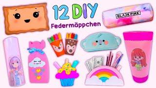 12 DIY FEDERMÄPPCHEN UND BLEISTIFTHALTER - SCHULBEDARF