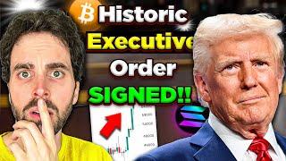 Donald Trump Signs HISTORIC Bill To Release The Crypto Bulls! (Bitcoin & Solana News)