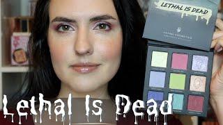 Lethal Cosmetics + Theresa Is Dead LETHAL IS DEAD Collection | Swatches, Tutorial + Review