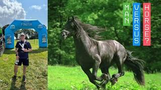 Runner Survives Deep Plunge in Epic Endurance Race. Man vs Horse 2025
