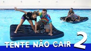 TENTE NÃO CAIR NA ÁGUA!!! (desafio de CASAL!!)