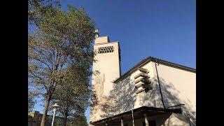 Herrenberg (D) Die Glocken der Katholischen Kirche St. Josef: Läuten zur heiligen Messe