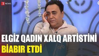 Elgiz qadın Xalq artistini biabır etdi - RTV