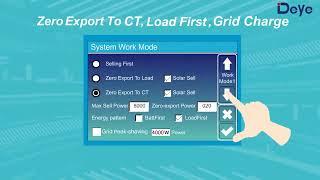 How to set up parameter on Deye hybrid inverter?