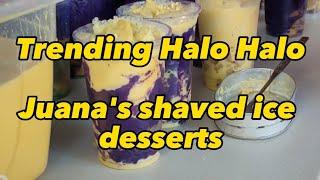 Trending Halo halo at Ube Overload ng Juana's shaved ice desserts