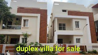 ||duplex villa for sale||3bhk||semi gated community||bandlaguda jagir||hyderabad||