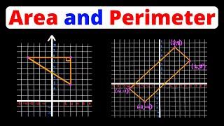 Area & Perimeter in the Coordinate Plane | Geometry | Eat Pi