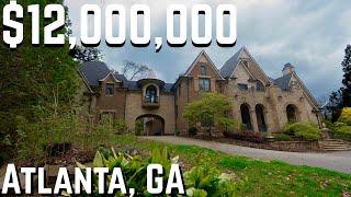 Inside Atlanta's Most Luxurious $12M Hidden Mansion
