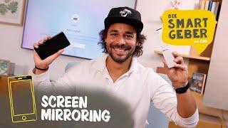 Bild vom Smartphone auf den Fernseher – so geht Screen Mirroring