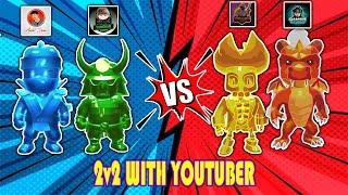 My Luck is so bad in Duo Battle With Youtuber in STUMBLE GUYS  @shinchangaming9029