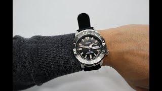 UNBOXING NEW SEIKO PROSPEX "MONSTER" BLACK DIAL RUBBER SRPD27