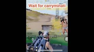 bgmi 1v1 cluch | wait for carryminati | #short video