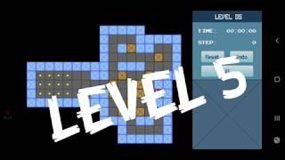 Classic Sokoban Level 5 | without UNDO | Solution 1 - 90