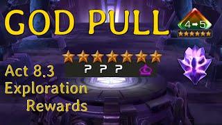 INSANE 7 Star Pull! Act 8.3 Exploration Rewards + New Rank 5