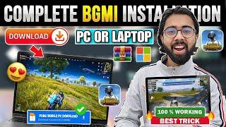 Finally Download & Play Pubg Mobile / BGMI On Computer 2024 || Laptop Ma BGMI Kaise Install Kare