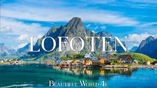 Lofoten, Norway 4K - Majestic Fjords, Arctic Beaches, and Rugged Peaks - 4K VIDEO HD