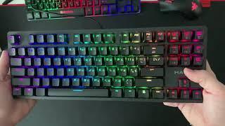 Распаковка Hator rockfall EVO TKL из Rozetka