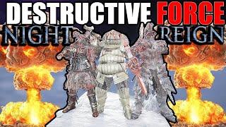 The Most Destructive Force In ELDEN RING NIGHTREIGN (3 Raiders 6 Hammers)