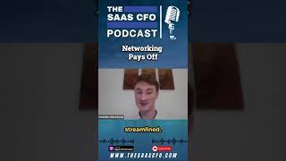 Networking Pays Off #saas #podcast #scavengerai #networking #fundraisinglessons #saasstartup #shorts