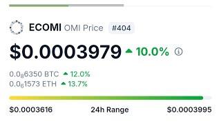 Stackr OMI to NFT anouncement! OMI up 10%! VeVe CO CEO inspires confidence!