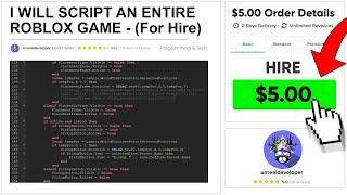 I Hired A PRO Roblox Scripter For $5.. (He's INSANE)