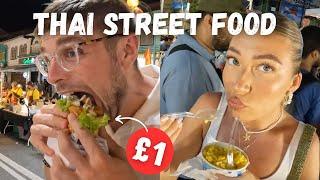 Exploring the Phuket Sunday Night Market - Trying Thai Street Food 