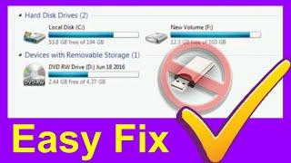 USB Not Showing In My Computer / USB Device Not Recognized