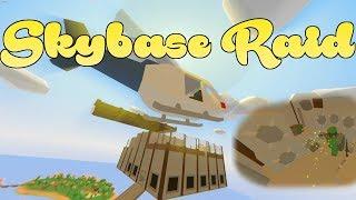 SUPER LUCKY SKYBASE RAID Part #1 of 2 Unturned Gameplay