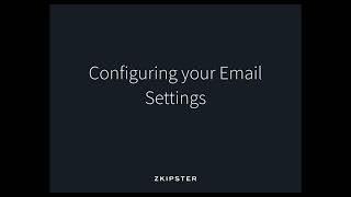 Online Invitation Management: How To Configure your Email Settings | zkipster Tutorial