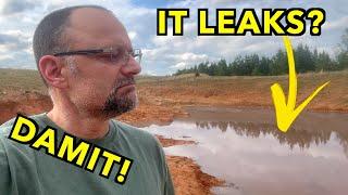 How to fix a leaking pond.