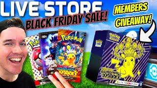 [LIVE]  BLACK FRIDAY! Surging Sparks | Dragon Ball FB04 | GIVEAWAYS! Live TCG Store