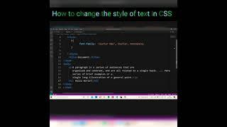 How to change the style of text in HTML