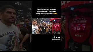 iShowspeed beats Alex Pereira on the Punch Machine OMG #ishowspeed #alexpereira