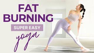 10min Basic Yoga for FAT BURN(Super Beginner Friendly) Slim Thighs & Lean Muscles