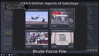 GTA 5 Online: Agents Of Sabotage - Brute Force File