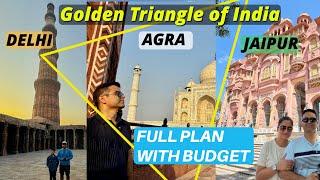 DELHI AGRA JAIPUR Tour Golden Triangle Of India 2025 || 5 Day Itinerary Of Golden Triangle