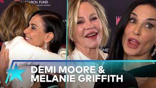 Demi Moore Interview Gets Crashed By Melanie Griffith