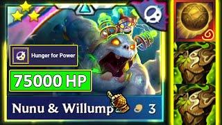 6 Bruiser Nunu ⭐⭐⭐ 75000 HP! ft. Hunger For Power Anomaly!