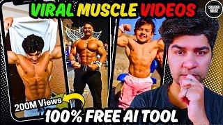 I found a viral faceless YouTube niche | How to create viral muscle surge videos for Instagram reels