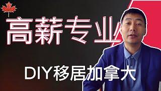 保姆级教程：办理学习签证如何找寻对口的高薪工作的专业｜DIY移民加拿大