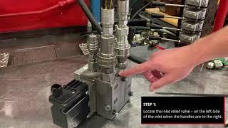 How to Adjust a Relief Valve on a Danfoss PVG 32 Valve