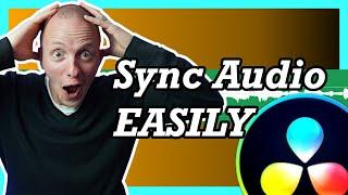 The EASIEST WAY to SYNC AUDIO in Davinci Resolve 17