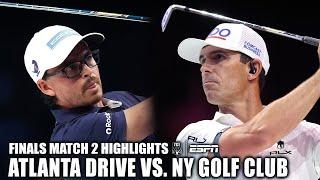 TGL FINALS MATCH 2 HIGHLIGHTS: Atlanta Drive GC vs. New York Golf Club | TGL on ESPN
