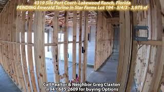 Star Farms Lakewood Ranch Torino Floor Plan Lot 194 - 4319 Silo Port Court Bradenton Florida 34211