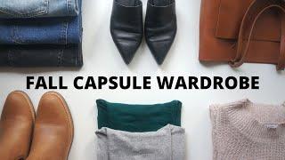 FALL CAPSULE WARDROBE 2021 | 35 Piece Minimal + Casual Wardrobe