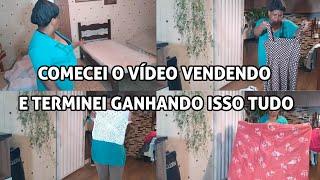 Comecei o vídeo vendendo e terminei ganhando isso tudo